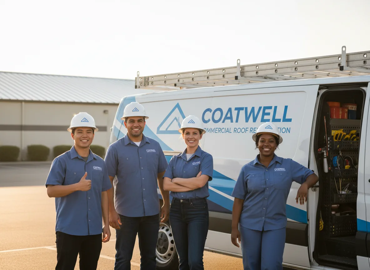 Commercial roof coating company in Curryville, MO